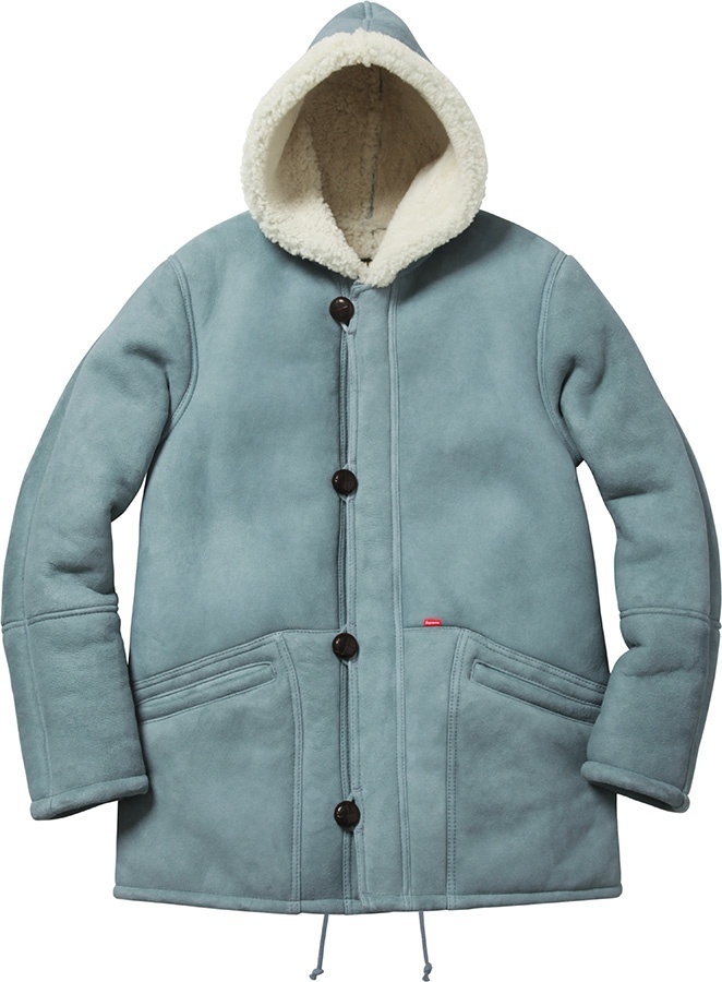 Supreme/Schott® Hooded Shearling